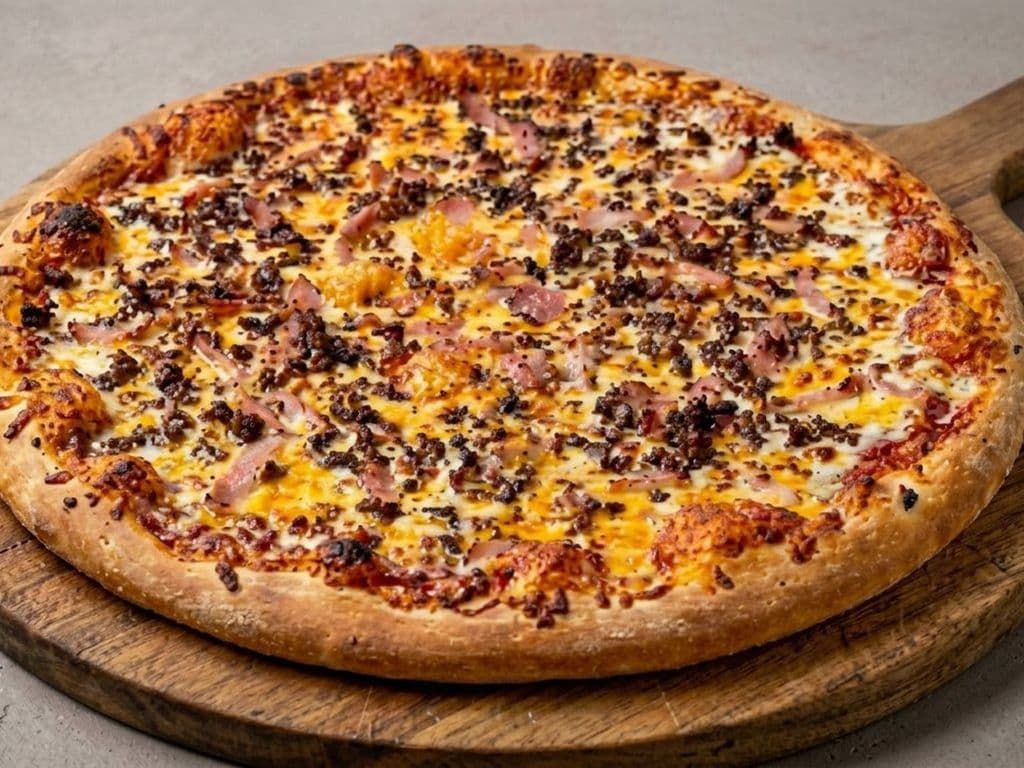BACON CHEESEBURGER PIZZA