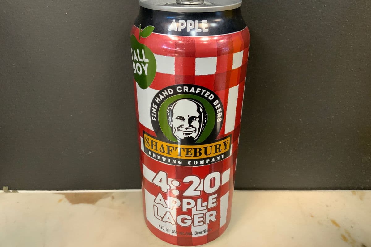 SHAFTEBURY 4:20 APPLE LAGER (1 x 473ml)