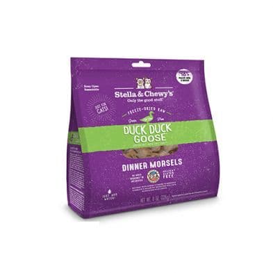 Stella & Chewy's Duck, Duck Goose Freeze-Dried Raw Dinner Morsels Cat Food 8 oz