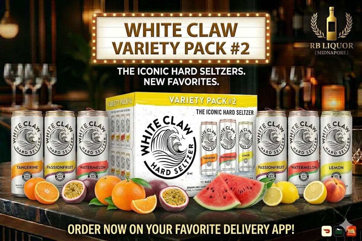White Claw Hard Seltzer Variety Pack 2 (1 x 355 mL)