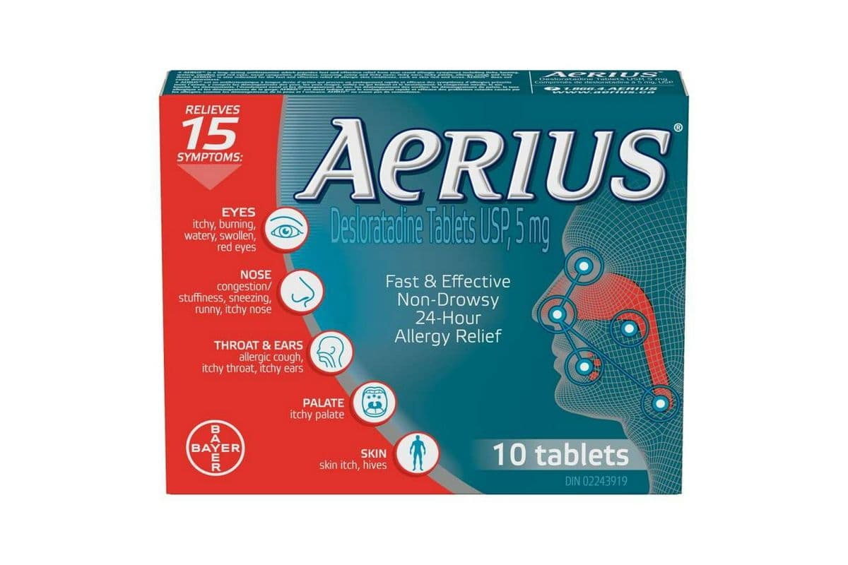 Aerius 5 mg Tablets (10 ct)