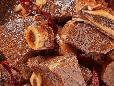 Galbi Jjim (Braised short back ribs)