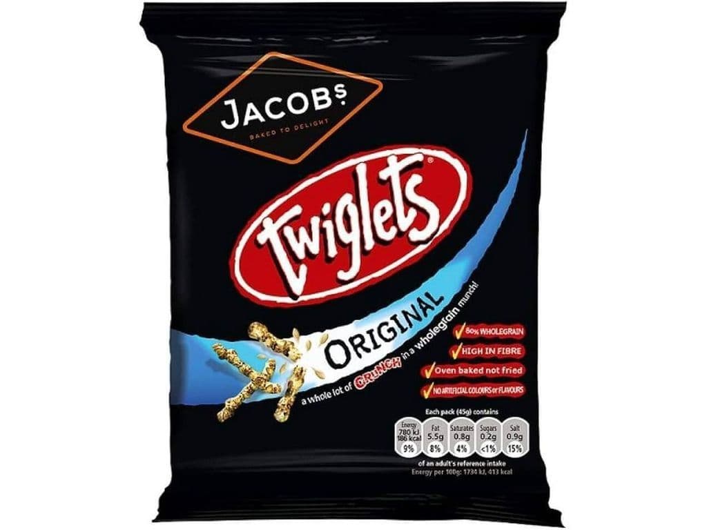 Jacobs Twiglets Baked Wheat Snacks UK 105g 