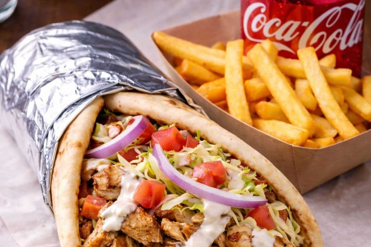 Large Chicken Donair Combo