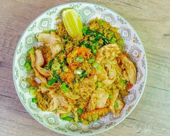 [Keto] Curry Fried Rice-Chicken