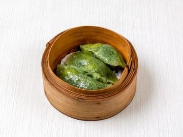 Steamed Spinach and Shrimp Dumpling (3 pcs)