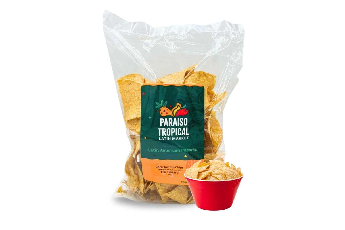Paraiso Tropical Corn Tortilla Chips (350 g) - Nachos