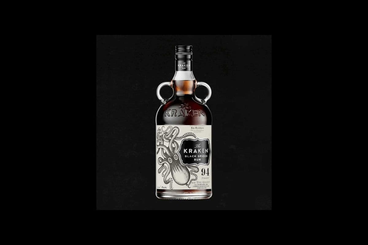 KRAKEN BLACK SPICED RUM🐙 - 750 ML (1 x 750 ML) (1 x 750ML)