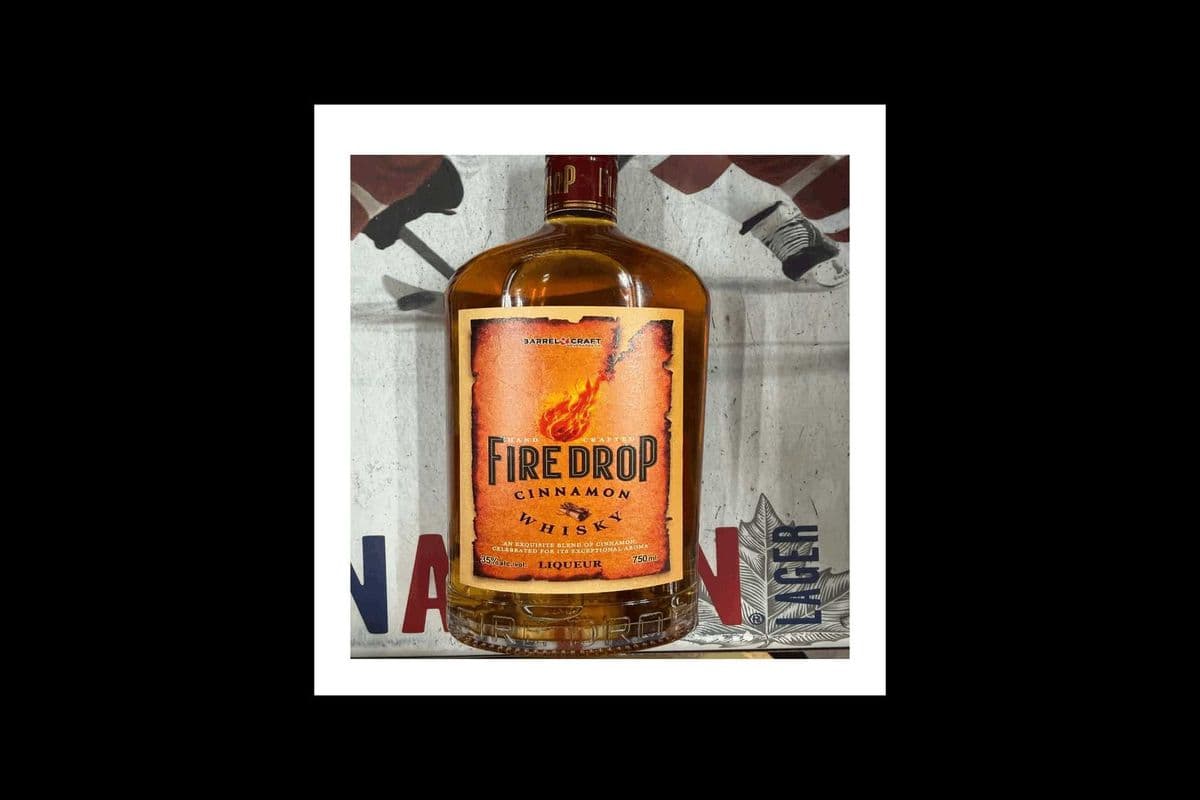 FIREDROP CINNAMON WHISKY - 750ML (1 x 750ML)