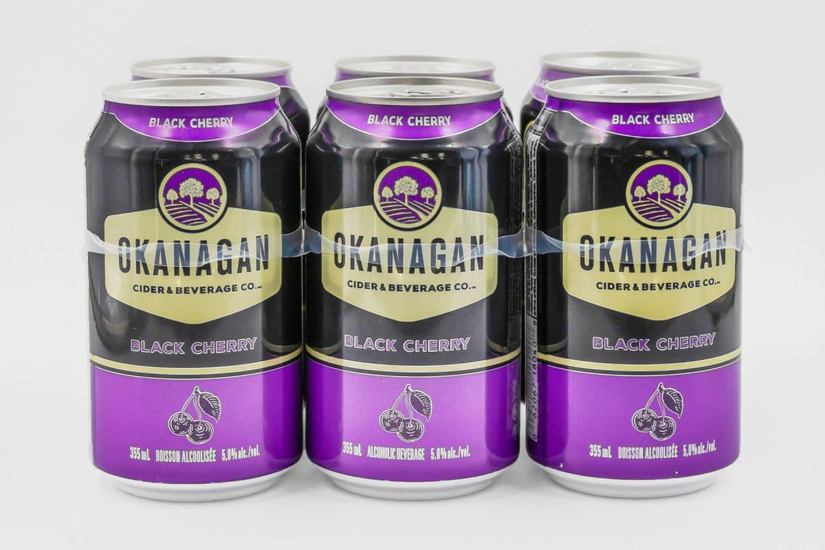 Okanagan Apple Cider – Black Cherry (6 x 355 ml Cans)