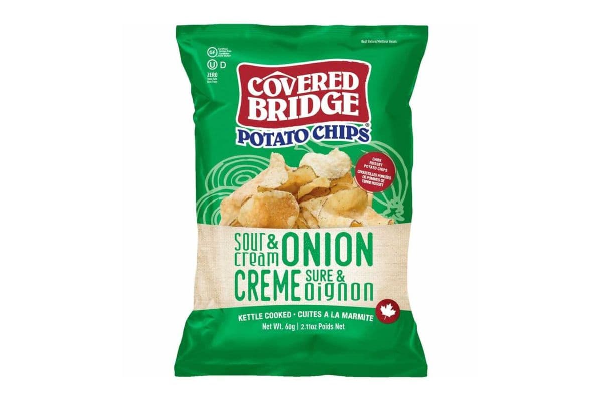 Covered Bridge Sour Cream & Onion Chips (60 g)
