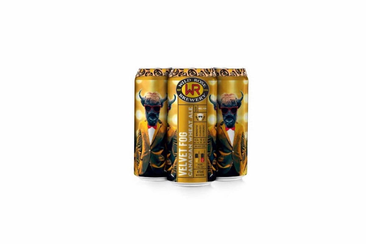Wild Rose Velvet Fog Wheat Ale - 4 x 473 ML Cans (1 x 473 ml)