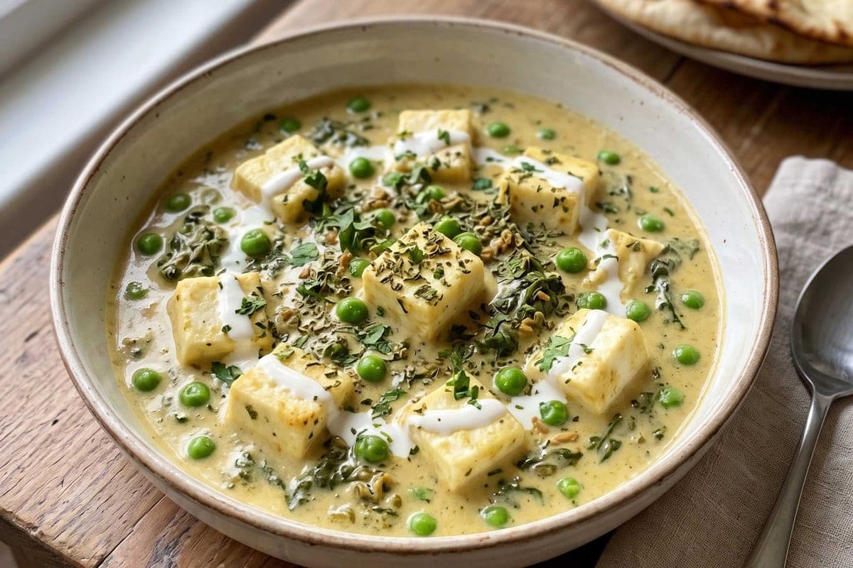 Shahi Paneer Methi Matar Malai