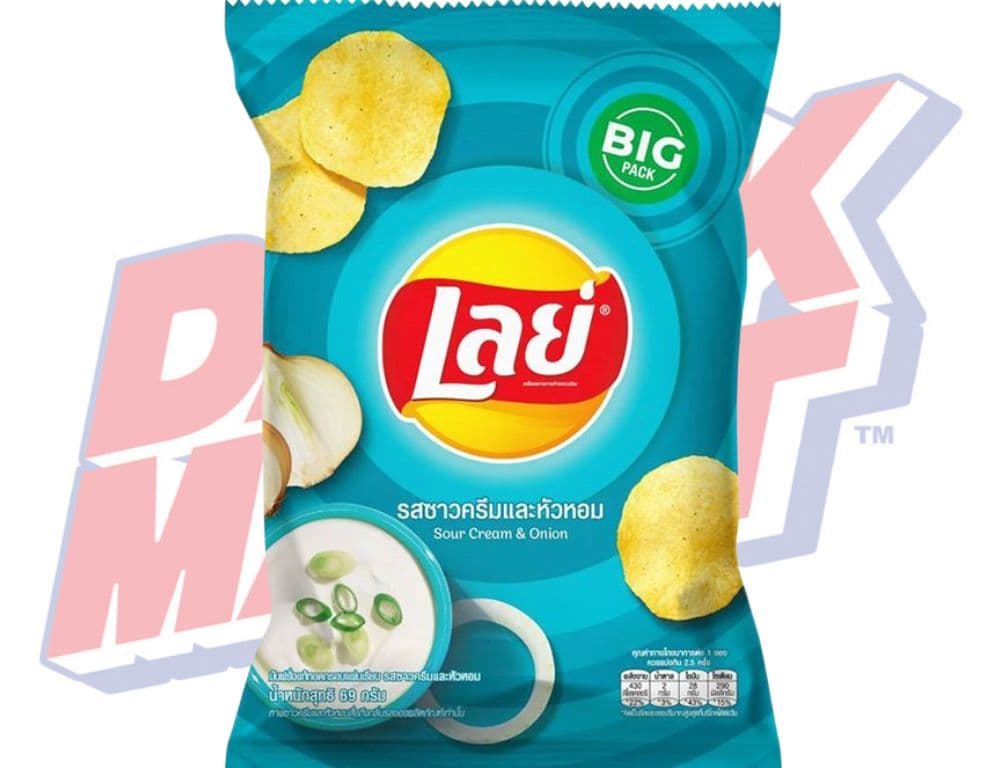 Lay's Sour Cream & Onion (Thailand) - 69g