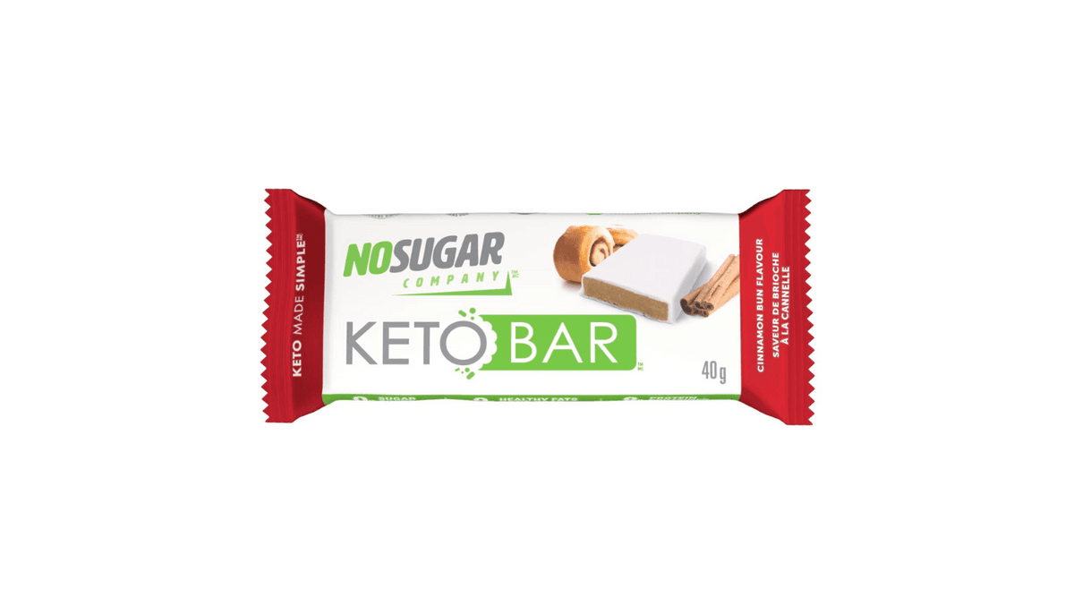 No Sugar Keto Bar - Brioche à la cannelle / Cinnamon Bun 40g