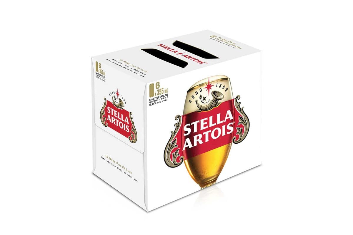 Stella Artois (6 x 355 ml Cans)