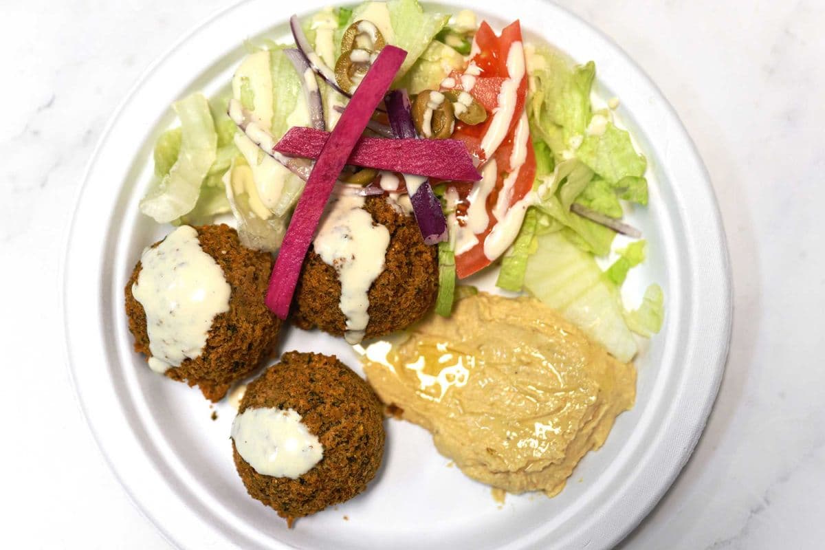 Entrée falafel