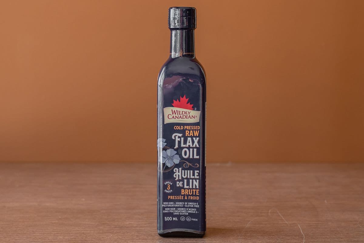 Cold Pressed Raw Flax Oil (500 ml Bottle)