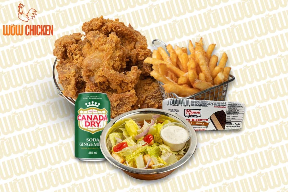 BONELESS THIGH DINNER MEAL (4 PCS)