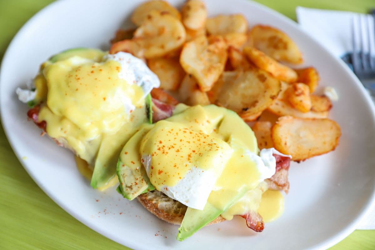 Poached Eggs California