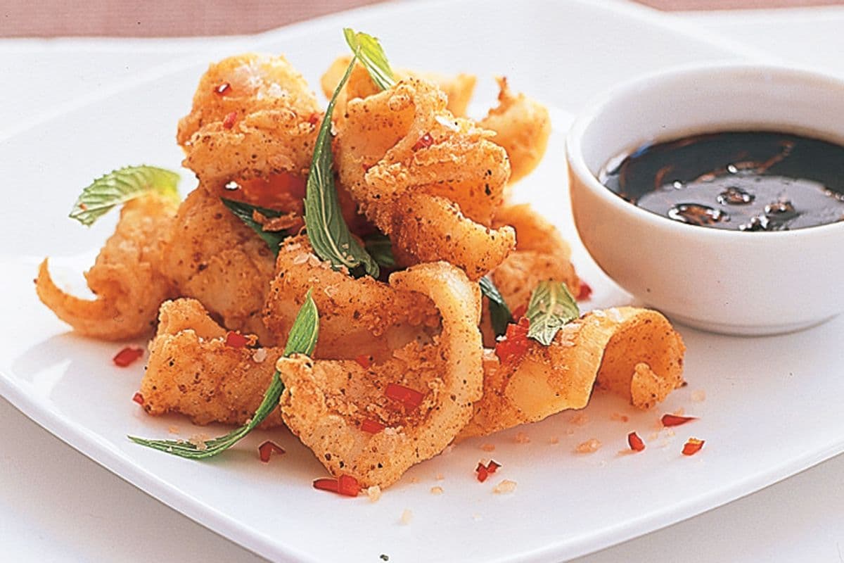 Calmar frit au sel et poivre / Salt and Pepper Fried Squid