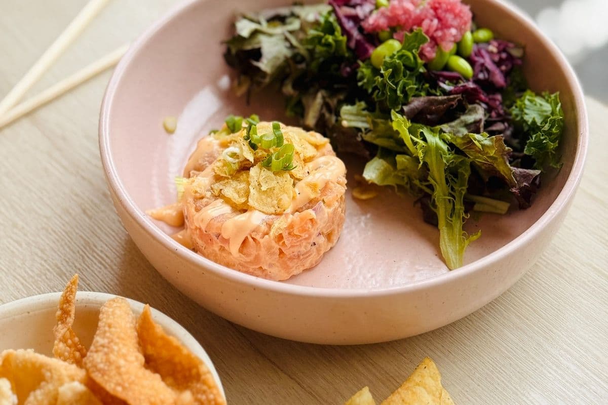 Tartare duo saumon limette