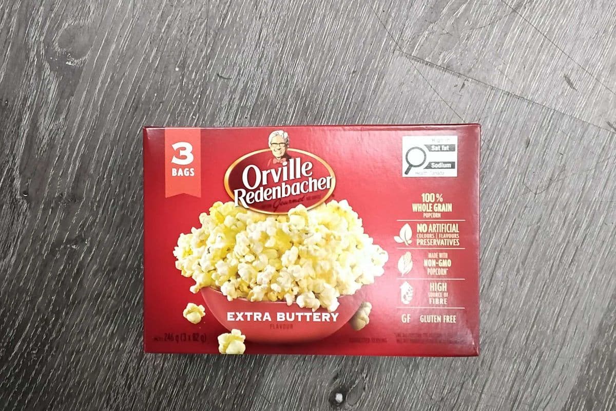 Orville redenbacher extra buttery popcorn 3 bags (246g)