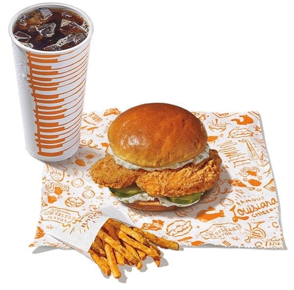 Flounder Sandwich Combo