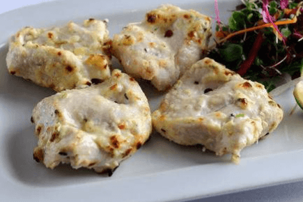 Chicken Malai Tikka Kebab