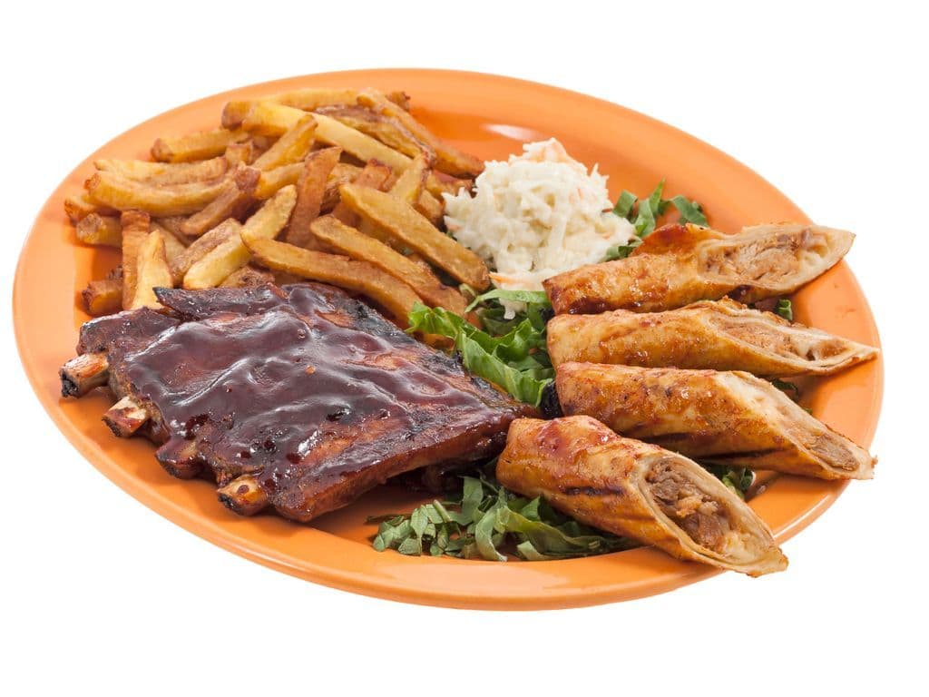 1/2 Ribs and Taquitos