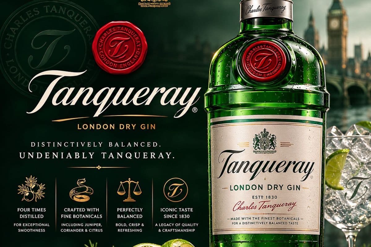 Tanqueray London Dry Gin (1 x 1.14 L)