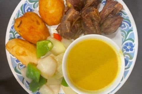 Deep Fried Curry Beef Brisket 乾煎咖哩牛腩