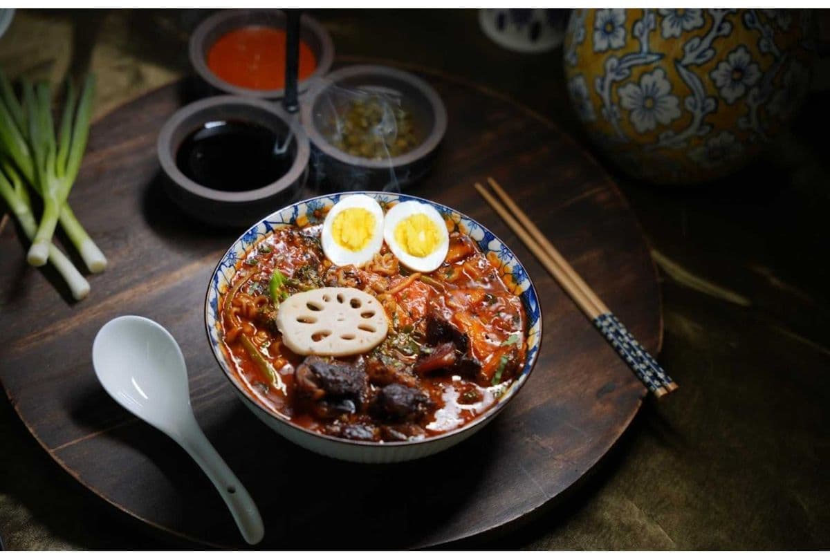 SPICY RAMEN Chicken Soup