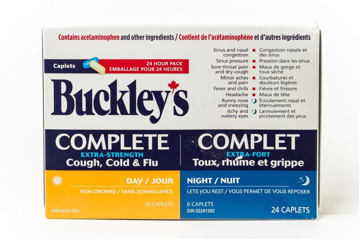 Buckley's Cough, Cold & Flu Day & Night (18+6 Caplets)