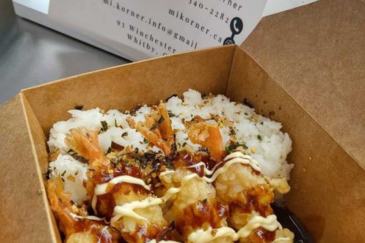 Shrimp Tempura with Sushi Rice