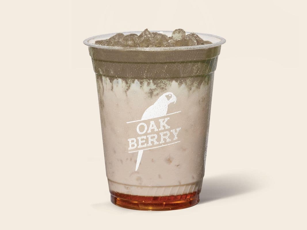 Iced Maple Hojicha Latte