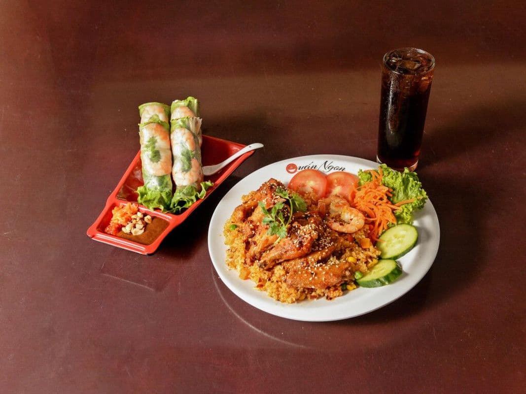 Combo 11. Quan Ngon Chicken Wings and Sate Fried Rice