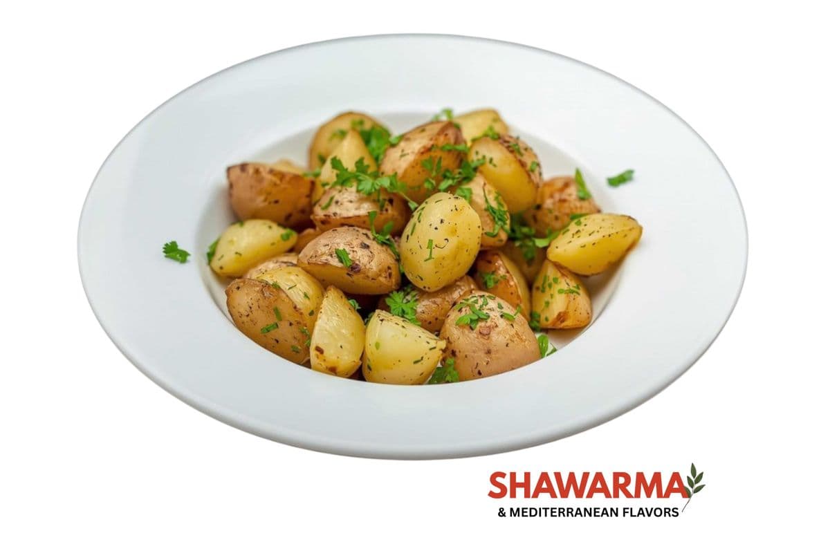 Large Garlic Potatoes