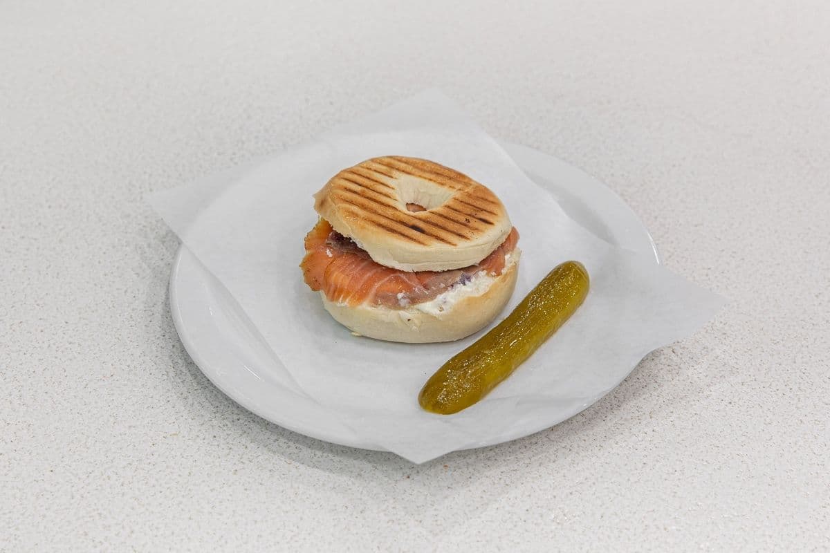 Salmon & Cream Cheese Bagel