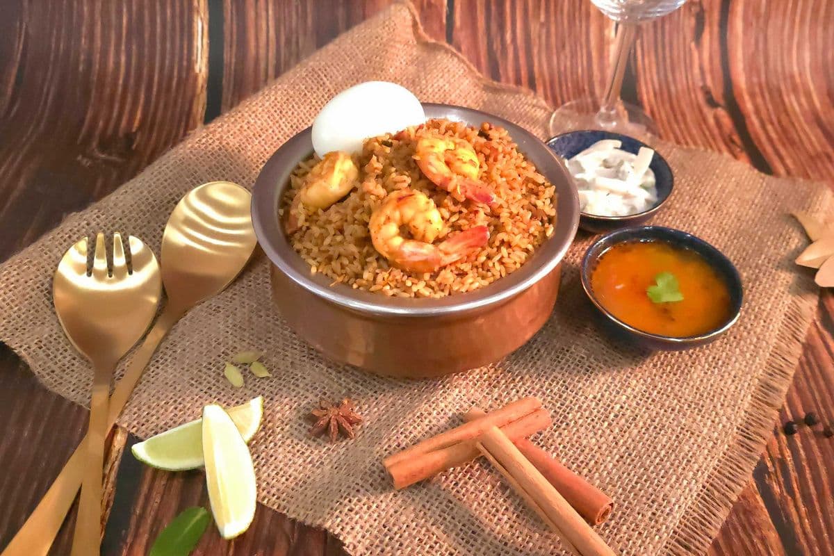 Shrimp Biriyani