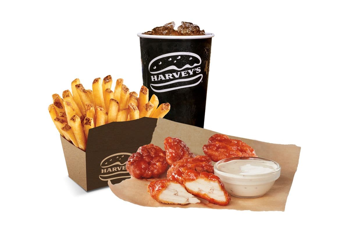 Trio, Croquettes de poulet Buffalo, 5 morceaux / Buffalo Chicken Nuggets (5 pcs) Combo