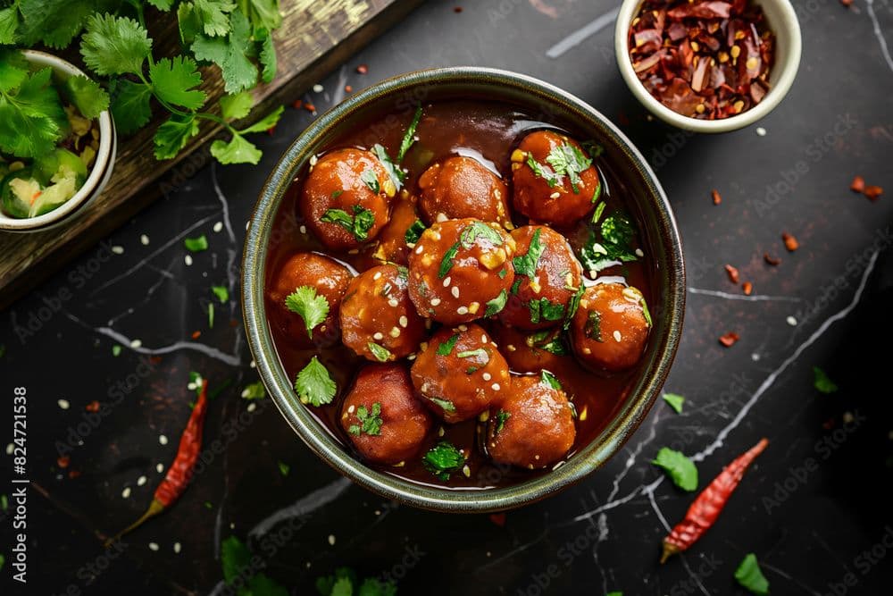 Manchurian Veg (Gravy) - LG