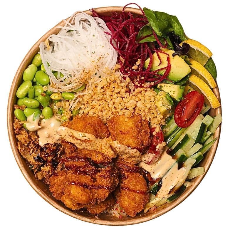Poké au poulet karaage / Karaage Chicken Poke