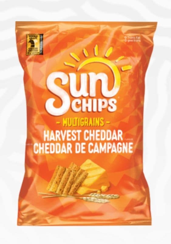 Sun chips multigrans harvest cheddar