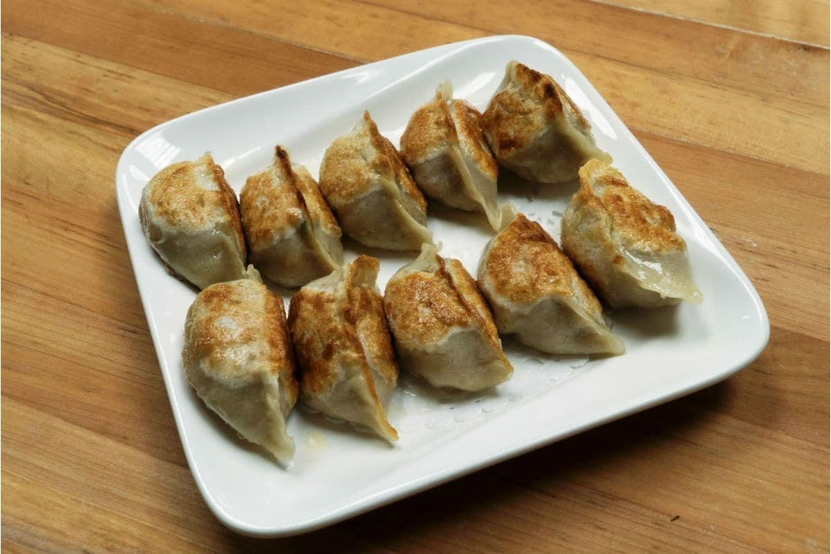 4. Grilled Pork with Vegetable Dumplings (12 pcs)