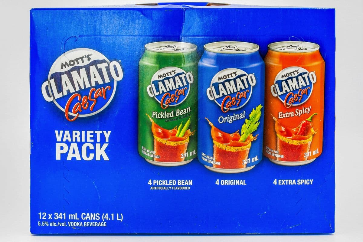 MOTT'S CLAMATO CAESAR VARIETY PACK (1 x 12X341ML)