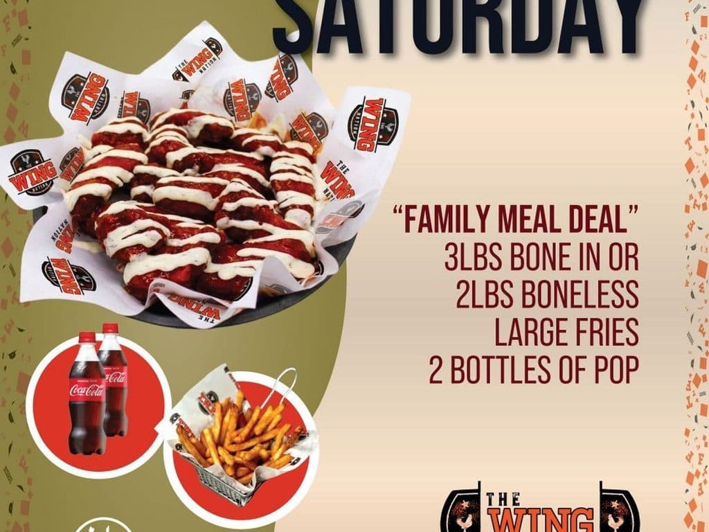 SATURDAY FAMILY MEAL DEAL