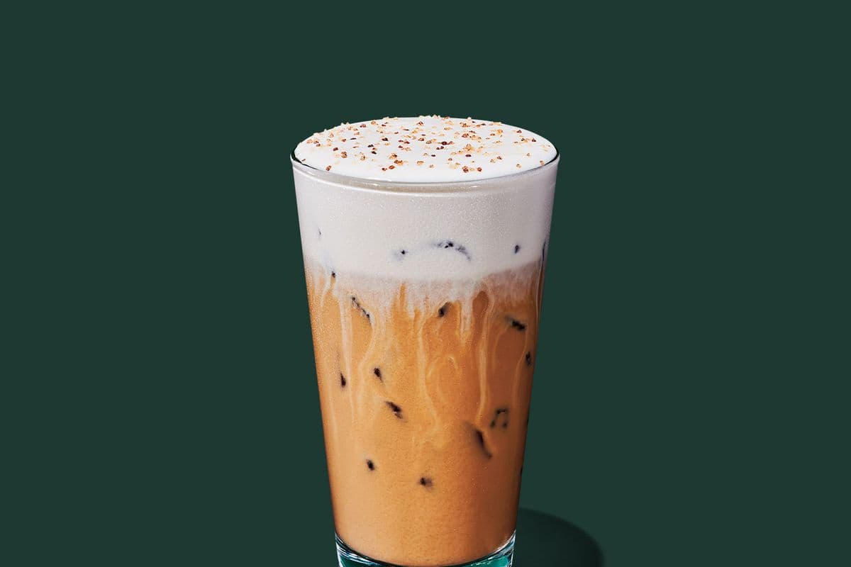 Iced Pecan Crunch Latte