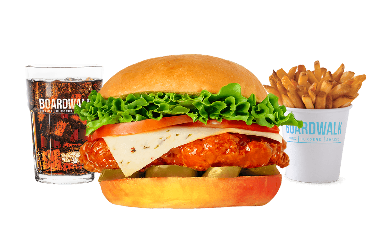 Bad Boy Classic Sweet and Spicy Beef Burger Combo