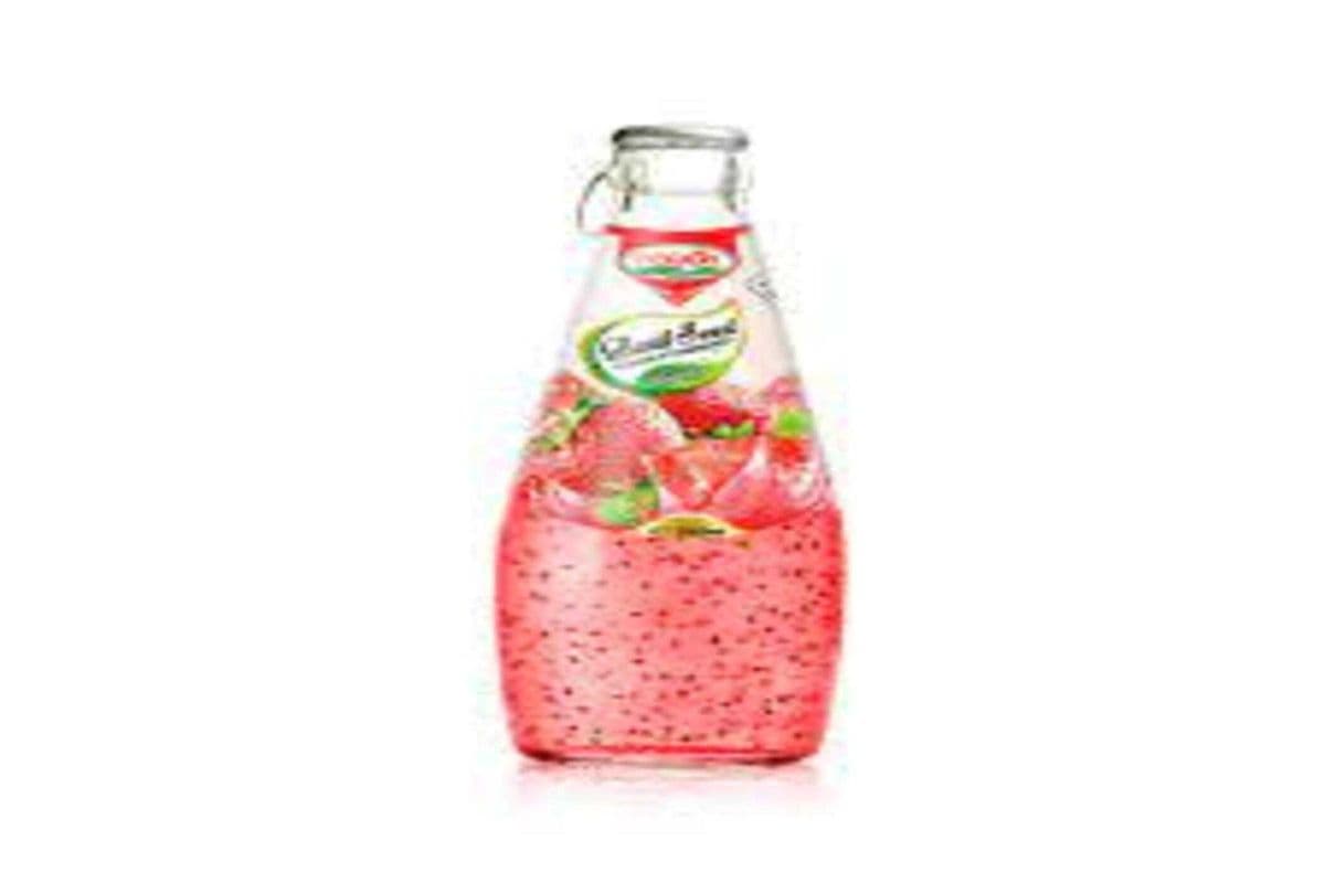 BASIL SEED STRAWBERRY JUICE